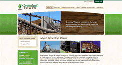Desktop Screenshot of greenleaf-power.com
